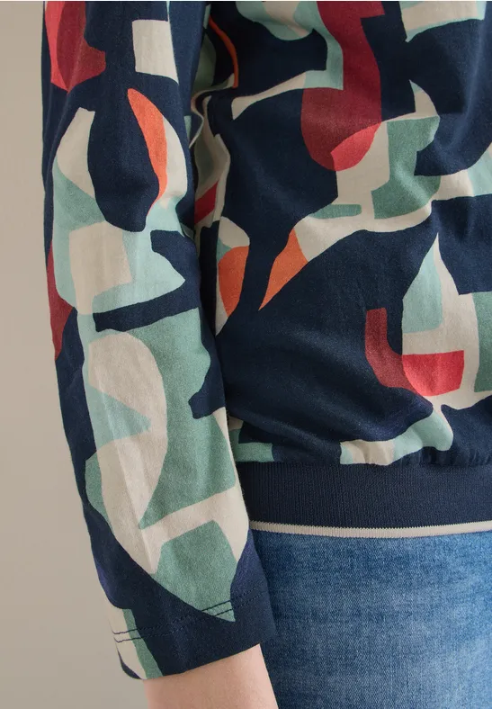 T-shirt à motifs universal blue