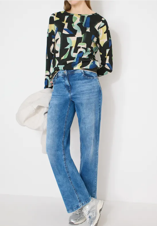 T-shirt à motifs raw khaki