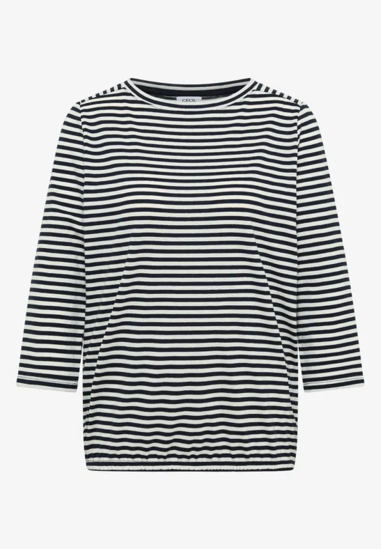 Gestreiftes Shirt universal blue