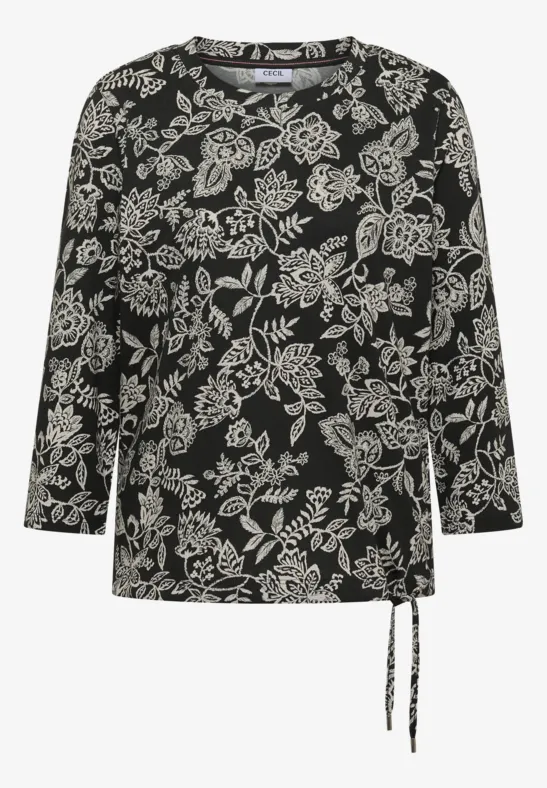 T-shirt à motifs raw khaki