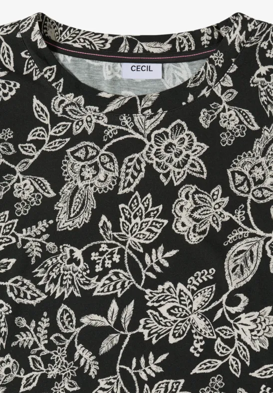 T-shirt à motifs raw khaki