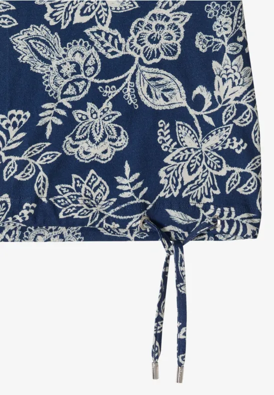 T-shirt à motifs sporty denim blue