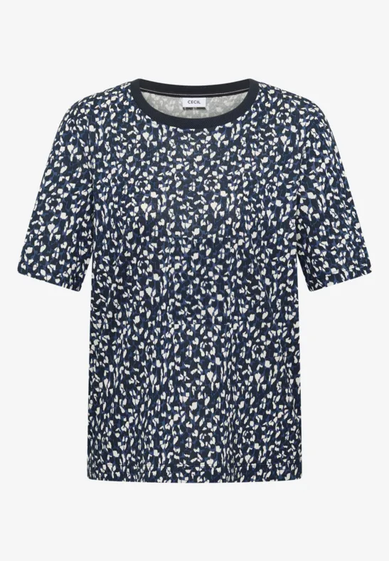 Shirt met patroon universal blue