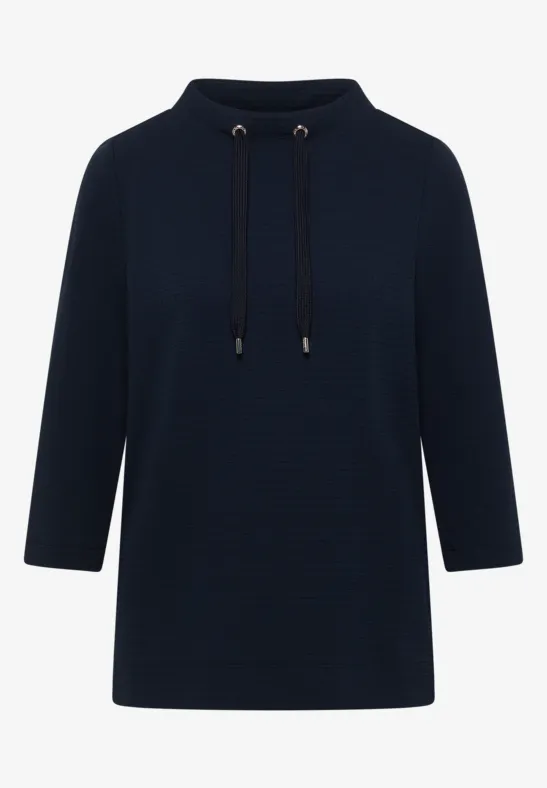 Strukturshirt universal blue