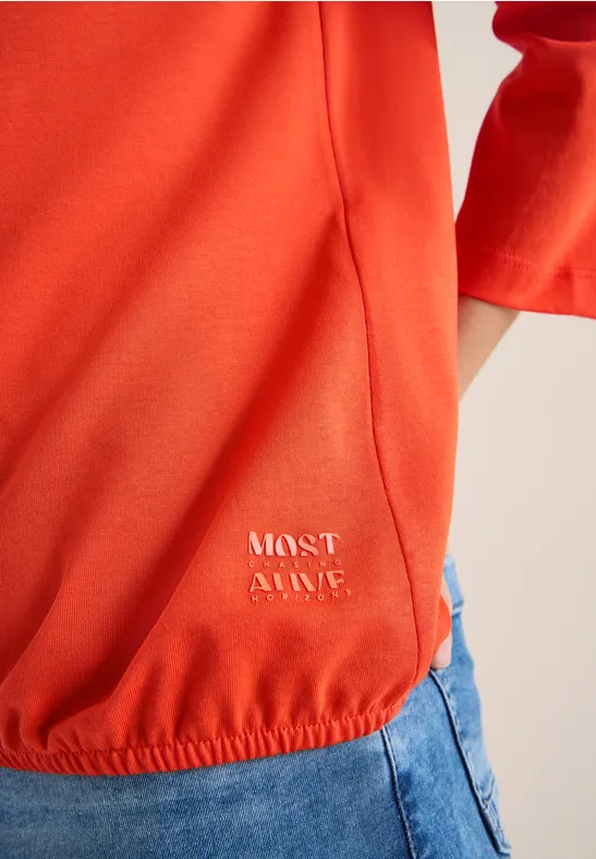 Shirt cherry tomato orange