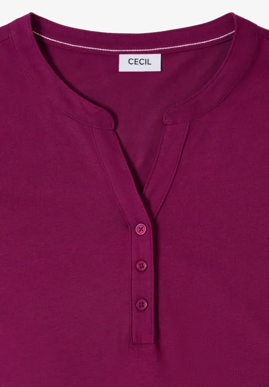 Shirt im Tunika-Look magenta purple