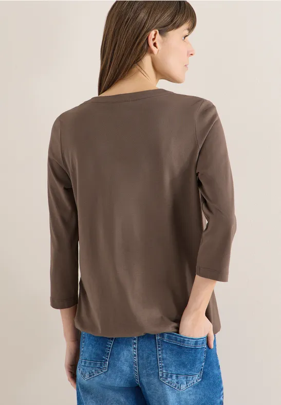 Shirt im Tunika-Look urban taupe
