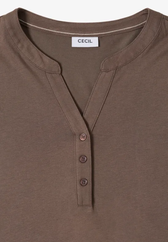Shirt im Tunika-Look urban taupe