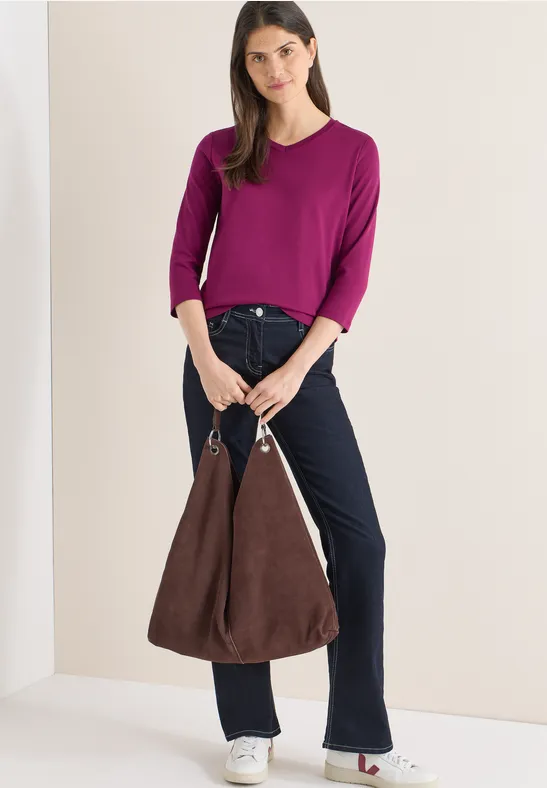 Basic Shirt magenta purple