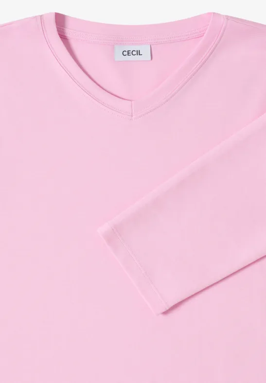 Basic T-Shirt light blush rose