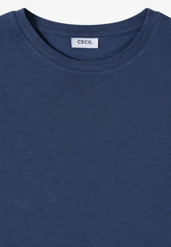 T-shirt avec cordon de serrage sporty denim blue