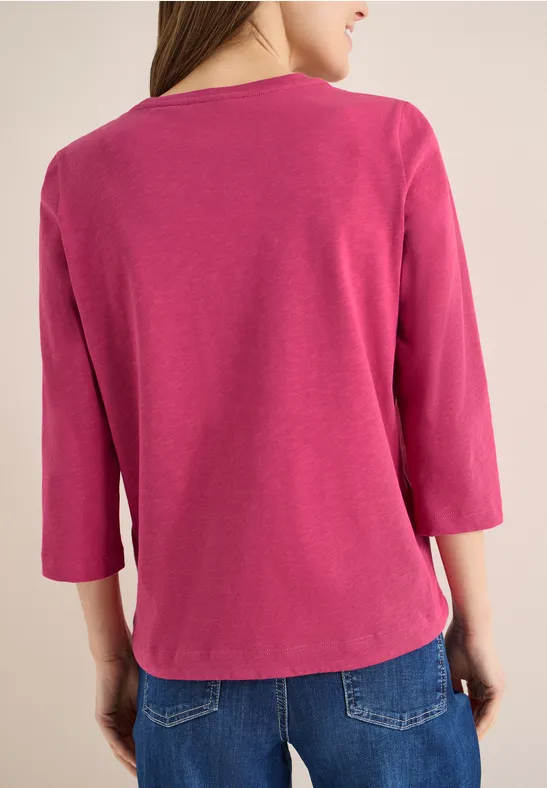 T-shirt avec cordon de serrage rose petal