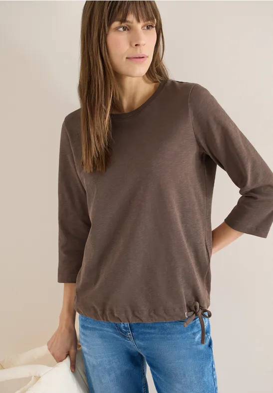 T-shirt avec cordon de serrage urban taupe