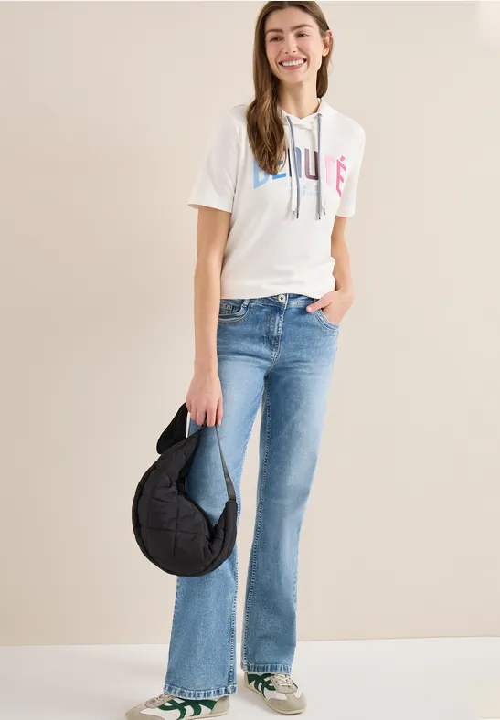 Hoodie Shirt vanilla white