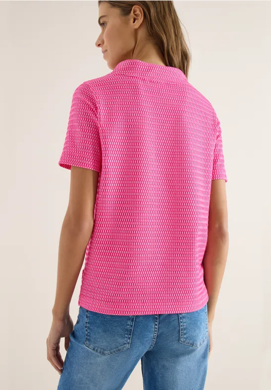 Two-Tone T-Shirt beetroot pink