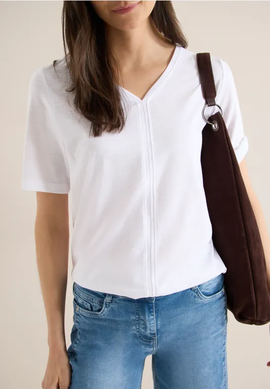 Bluzka w stylu tuniki White