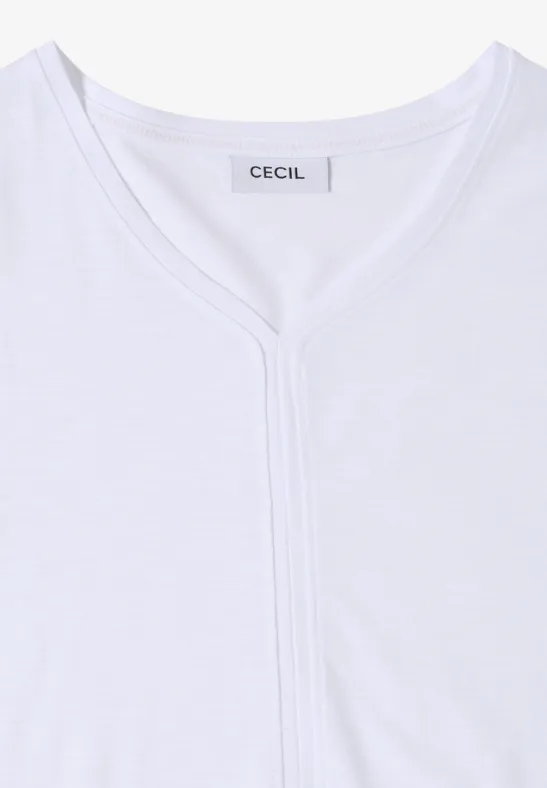 Bluzka w stylu tuniki White