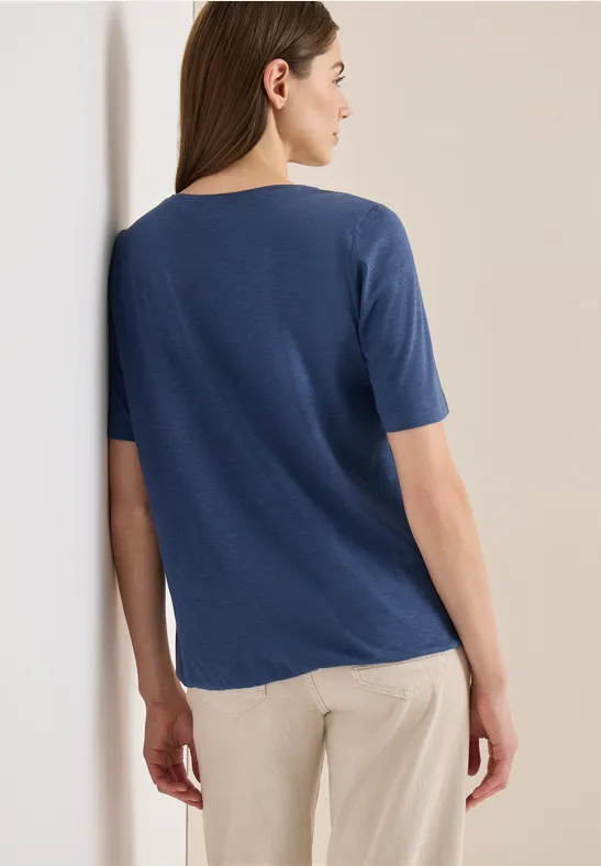 Shirt im Tunika-Look sporty denim blue