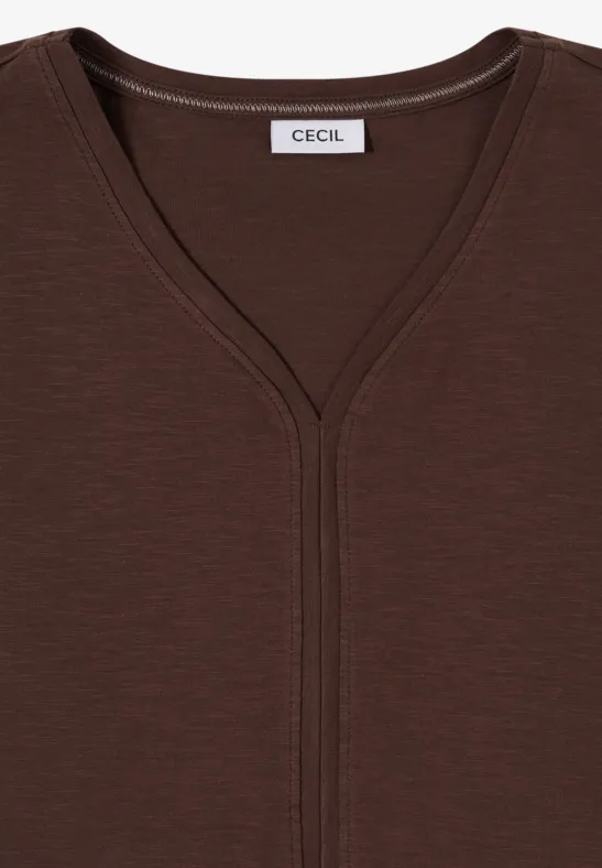 Shirt im Tunika-Look macchiato brown