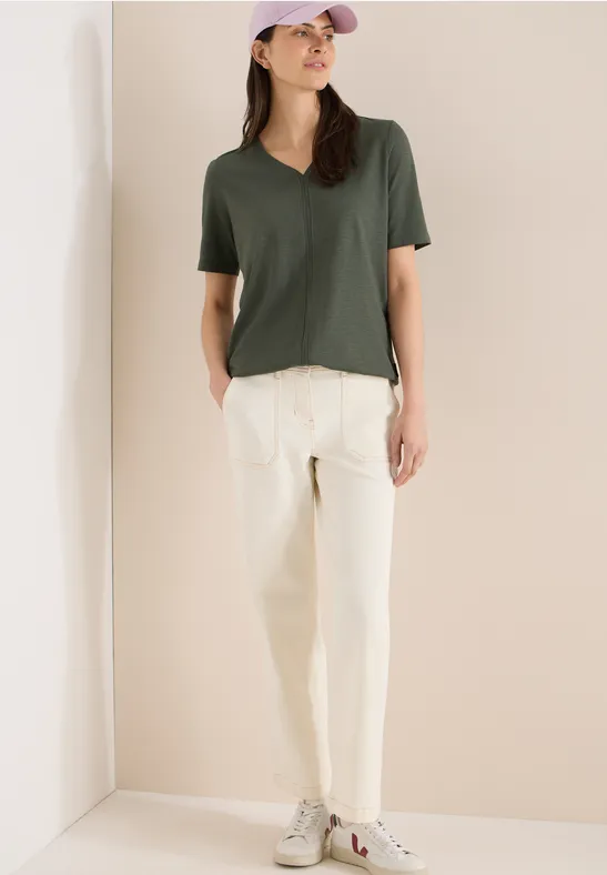 Shirt im Tunika-Look khaki