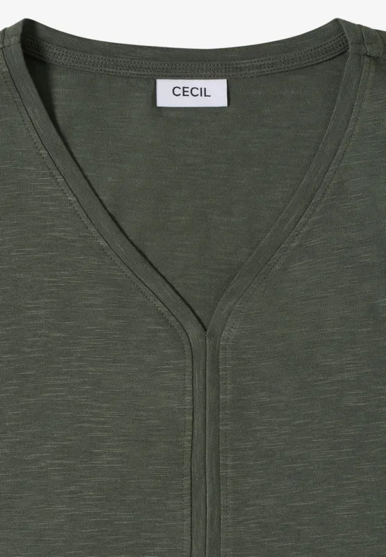 Shirt im Tunika-Look khaki