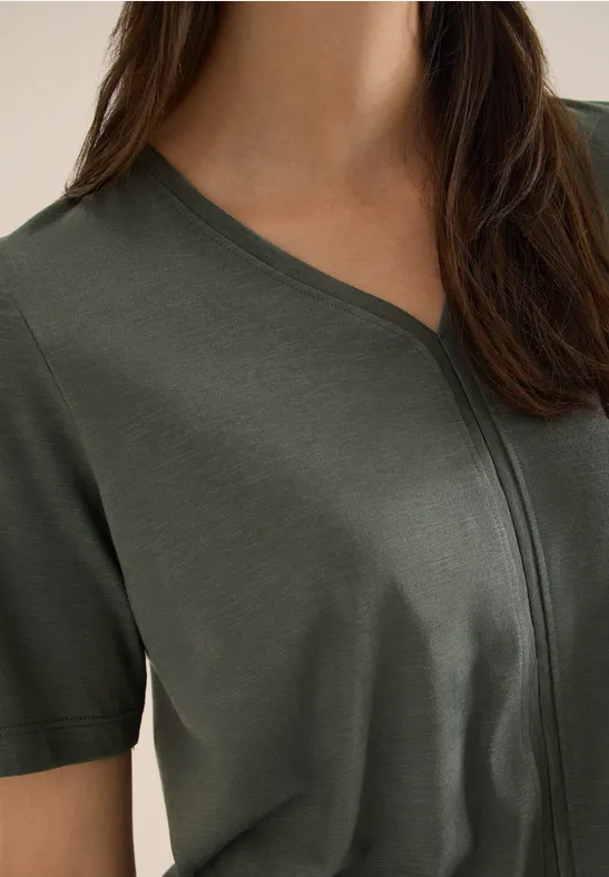 Shirt im Tunika-Look khaki