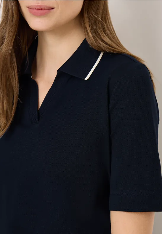 Piqué Poloshirt universal blue