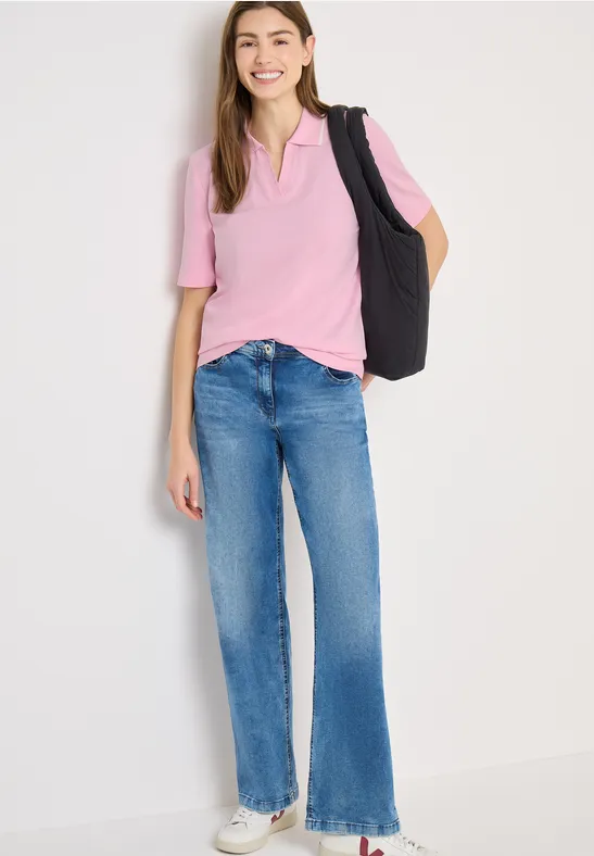 Piqué Poloshirt light blush rose