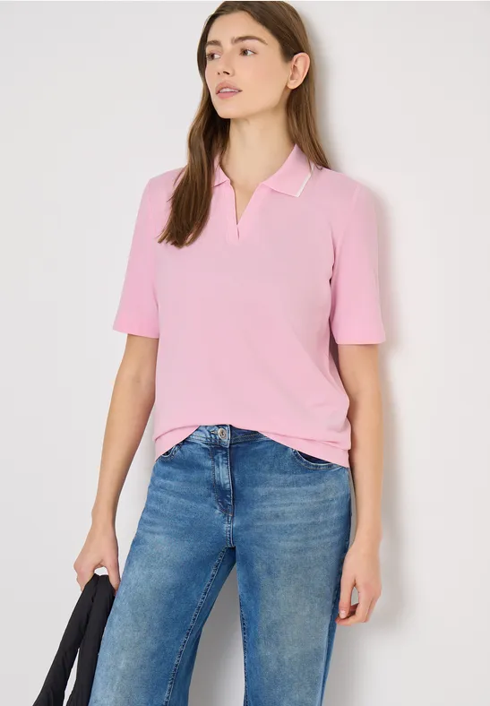 Piqué Poloshirt light blush rose