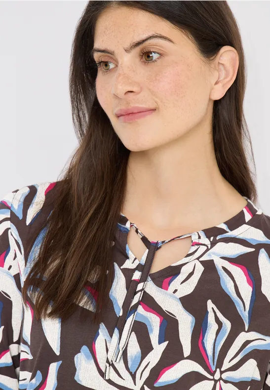 Shirt im Tunika-Look macchiato brown