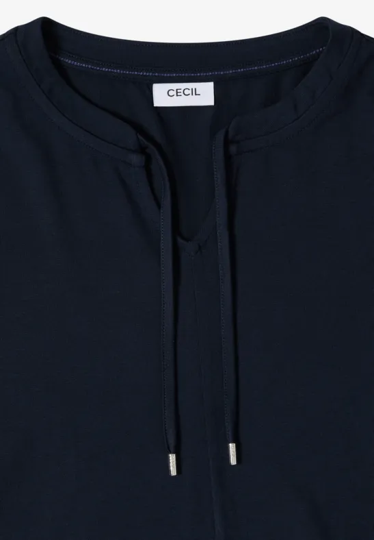 Shirt im Tunika-Look universal blue