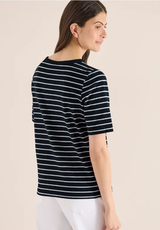 T-shirt à rayures universal blue