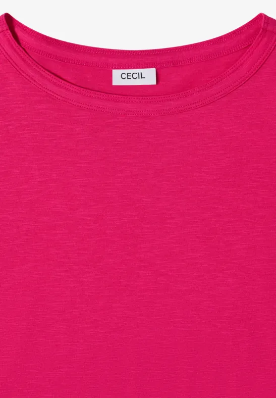 T-shirt en couleur unie beetroot pink