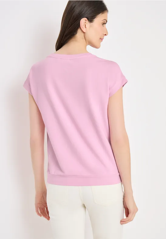 T-shirt avec impression sur le devant light blush rose