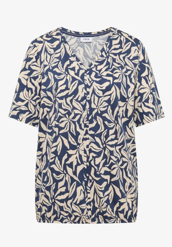 Shirt im Tunika-Look sporty denim blue