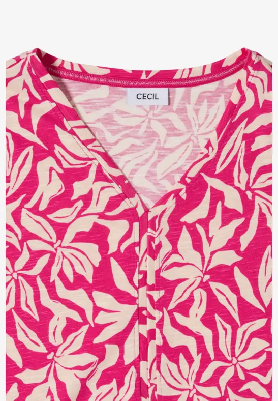 Shirt im Tunika-Look beetroot pink