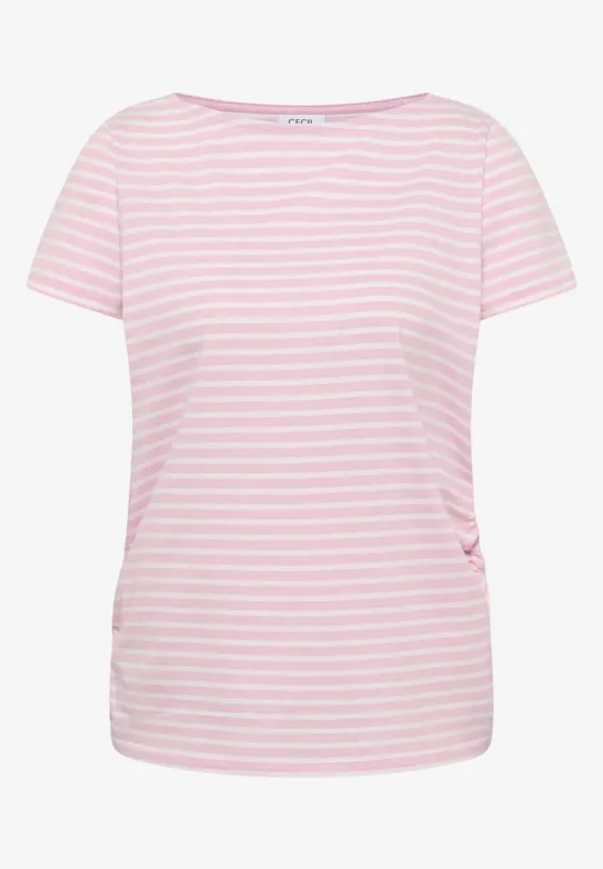 Gestreiftes Shirt light blush rose