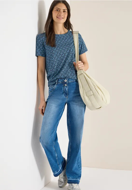 Basic Shirt in een 2-pack universal blue