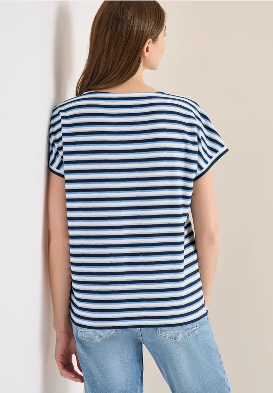 Koszulka w paski urban navy blue