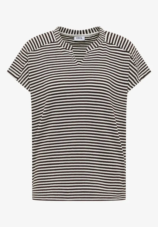 Koszula w paski macchiato brown