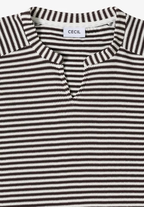 Koszula w paski macchiato brown