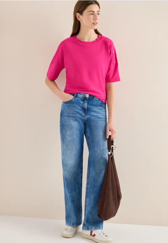 Koszula z guzikami beetroot pink