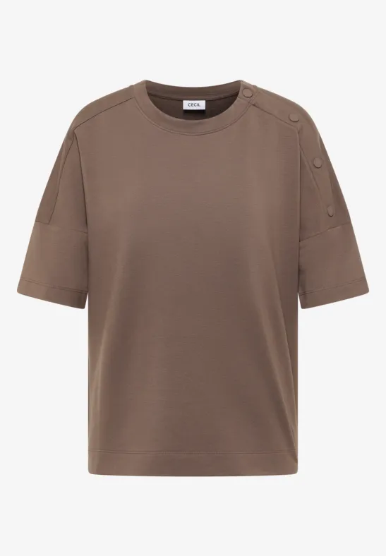 Koszula z guzikami urban taupe