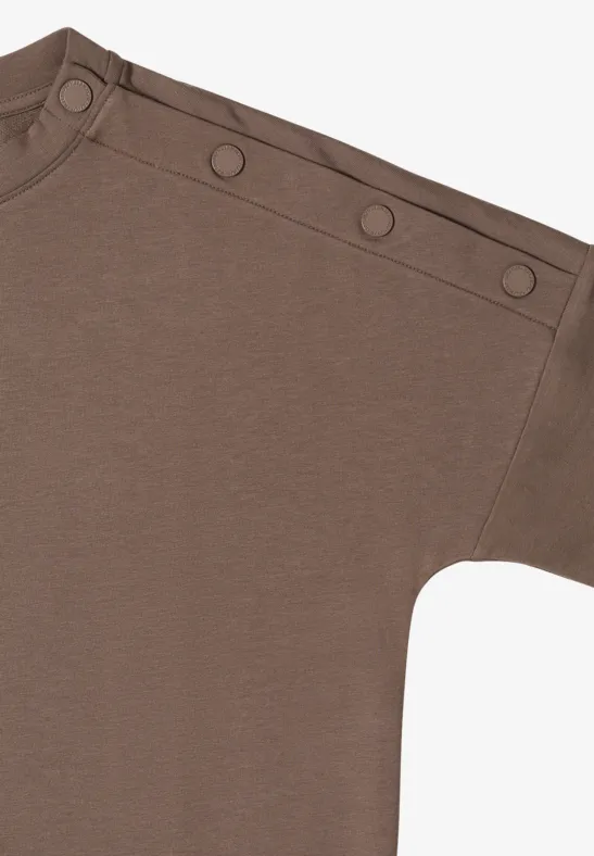 Koszula z guzikami urban taupe