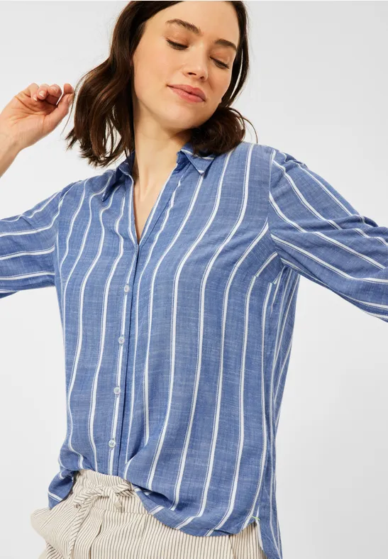 Chemisier chambray blouse blue