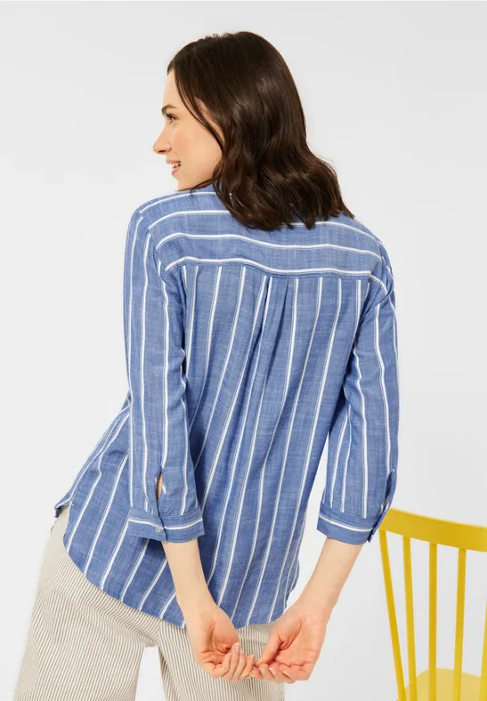 Chemisier chambray blouse blue