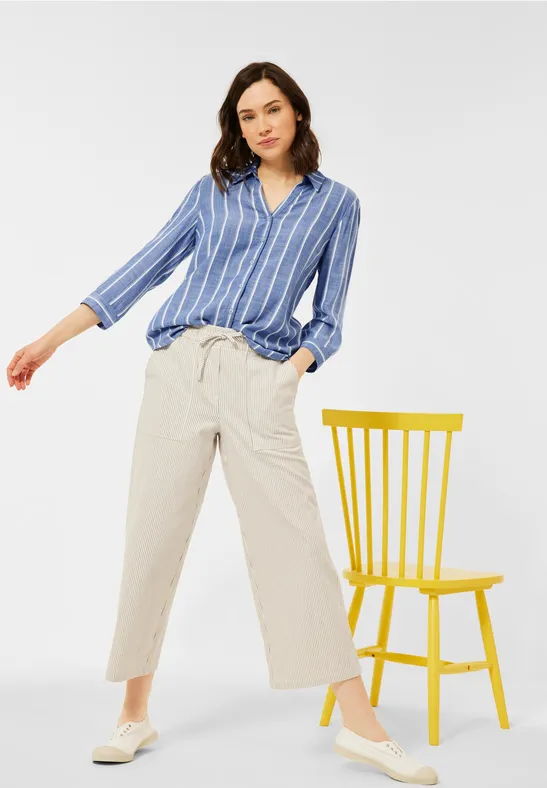 Chemisier chambray blouse blue