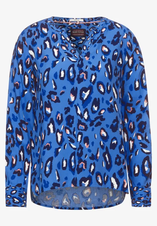 Blouse met printmix just blue