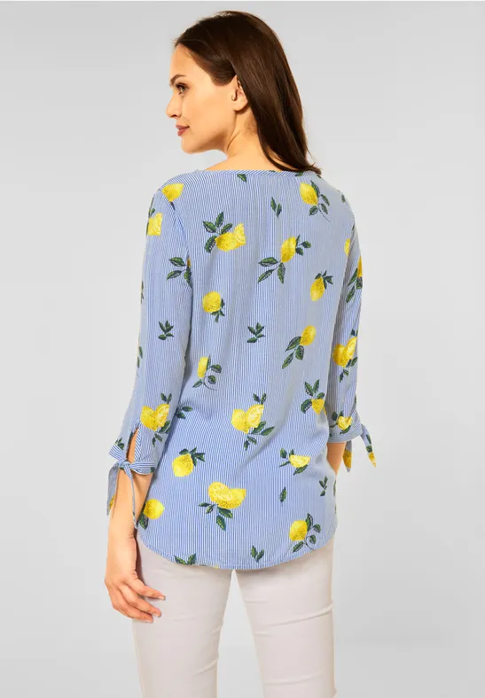 Bluse mit Streifenmuster blouse blue
