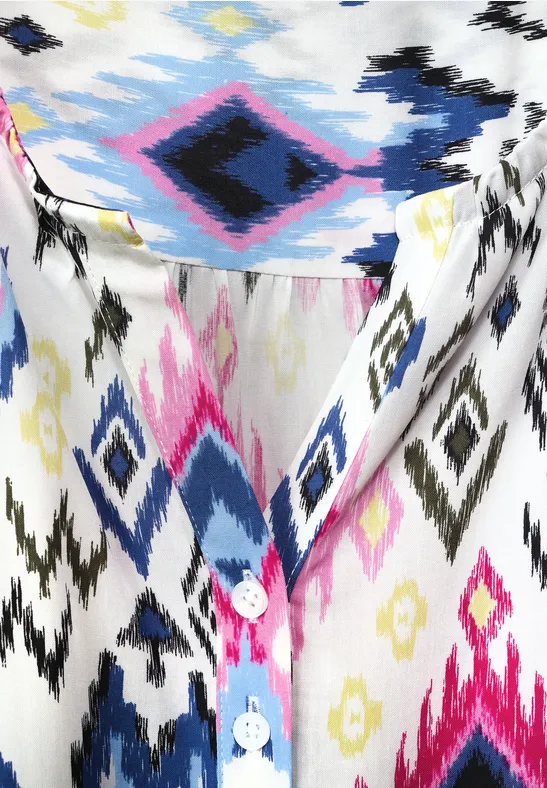 Blouse met print vanilla white